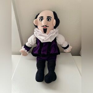 Little Thinkers William Shakespeare Plush Doll Unemployed Philosophers Guild